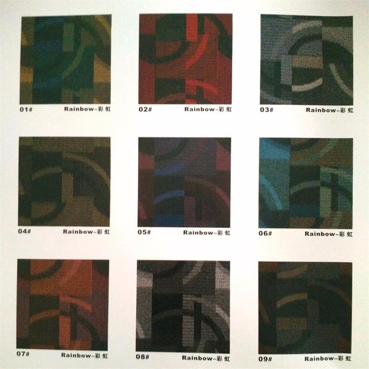 Square Nylon Polyester Carpet / Tufted Cut Pile Carpet Wrinkle Resistance