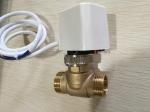 Brass Fan Coil Unit Valve Electric Thermal Valve For Air Conditioner And Heating