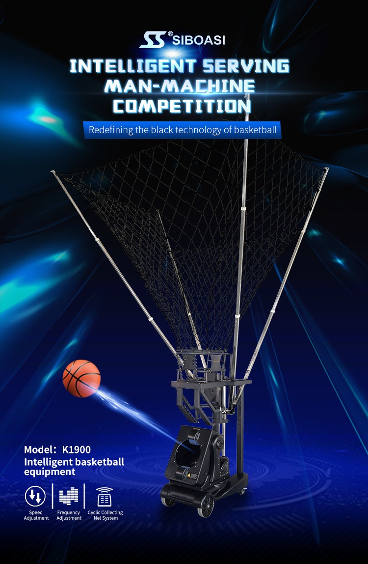 Siboasi Foldable Basketball Shooter Basketball Launcher No Dr.Dish Basketball Shooting Machine