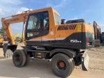 Hyundai 150w 150WVS Used Excavators For Sale Original Korea Hyundai 150 On Wheel