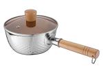 20/22cm Stainless Steel Cookware Sets 304 Stainless Steel Saucepan With Glass