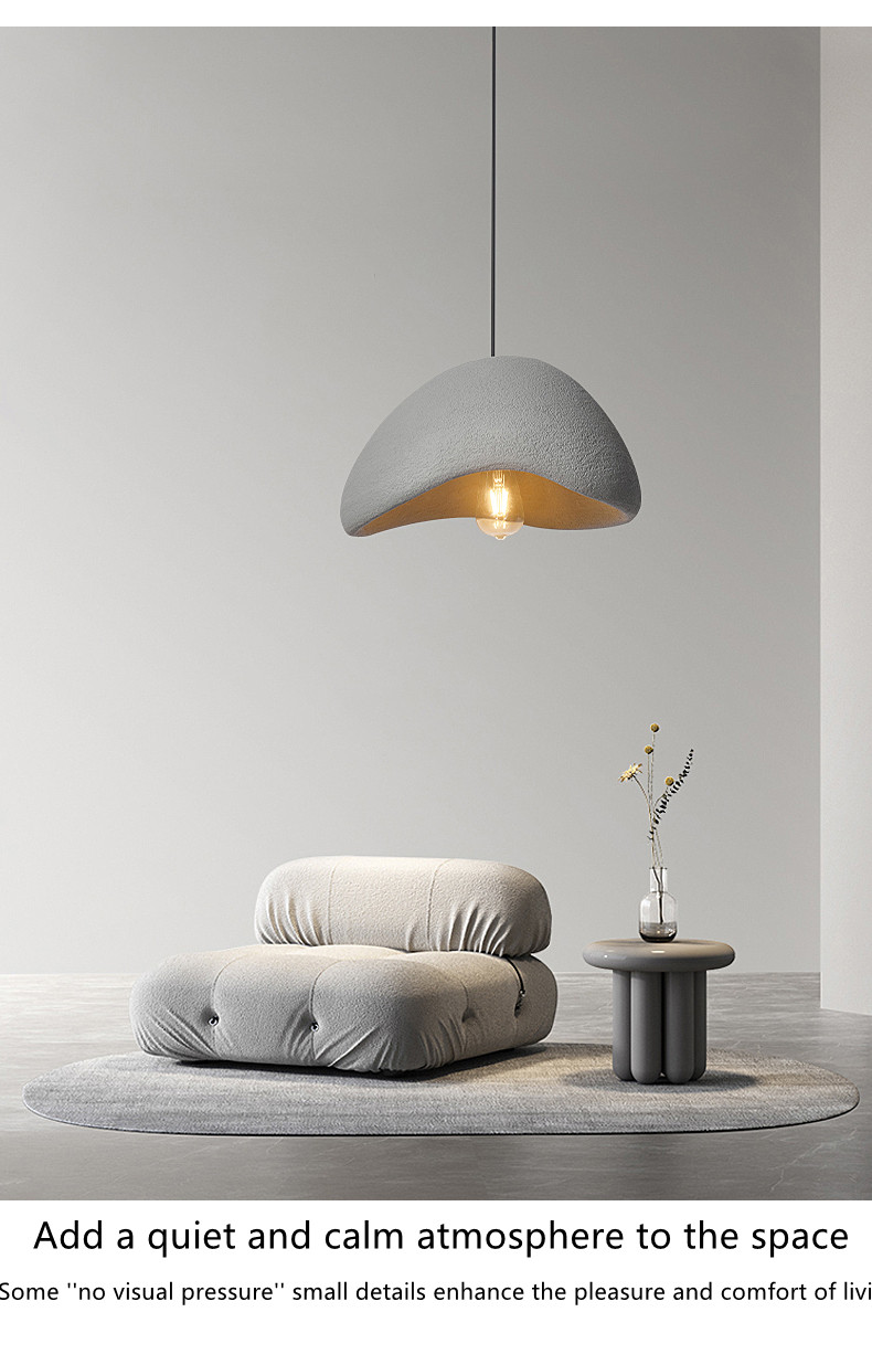 Restaurant Dining Island LED Chandelier Modern Coffee Bar Study Bedroom Lighting Wabi Sabi Pendant Lamp（WH-VP-161)