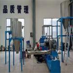 PP PVC Plastic Recycling Granulator 160KW Pe Plastic Flakes Pelletizing Line