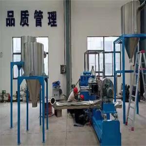 Quality PP PVC Plastic Recycling Granulator 160KW Pe Plastic Flakes Pelletizing Line wholesale