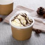 350gsm Quality Disposable Ice Cream Paper Cup Ice Beverage Shop Used Ice Cream