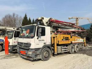Quality 2019 XCMG 48m concrete pump truck mounted pump truck chassis for sale wholesale