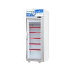 -18 ~ 22℃ Commercial Upright Glass Door Freezer For Meat Chicken / Ice Cream