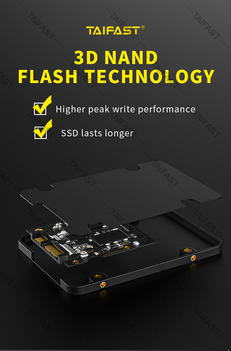 1TB 2.5 Sata Solid State Hard Drive 3.0 SSD Qlc Tlc Hard Disk Internal 5V 1A 560 MB/S