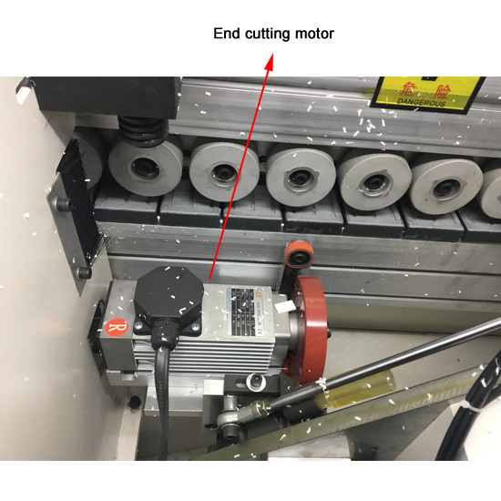 Straight full automatic PVC edge banding machine for door cabinets KC370D