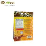 Zipper PET Flat Bottom Bag Snack Food Packaging Heat Seal For Nutrition Powder