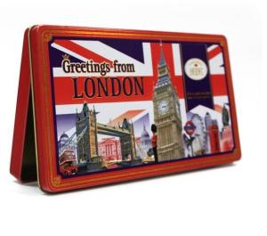 Quality Colorful premium seamless rectangular chocolate tins wholesale