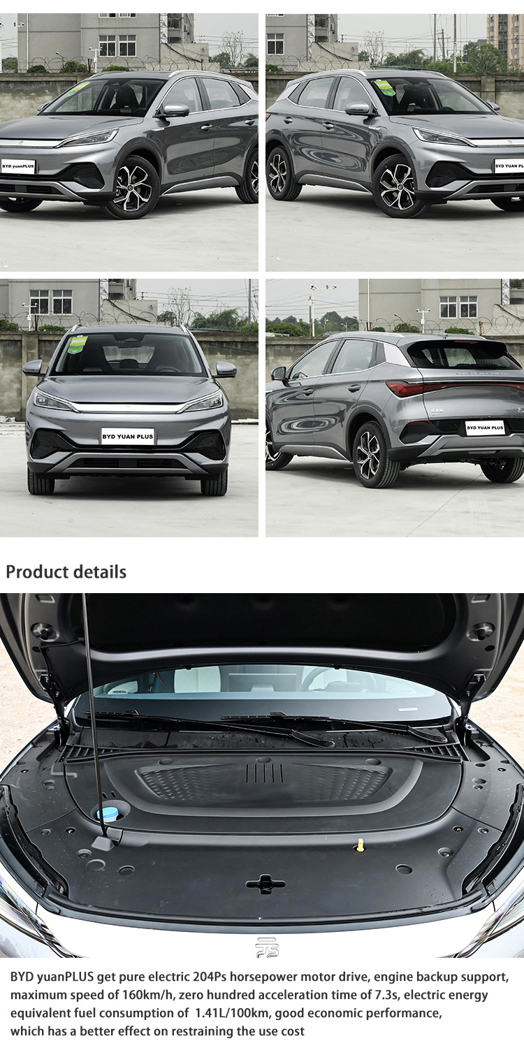 EV Modern Electric 5 Door Cars SUV New Energy BYD Yuan Plus Flagship