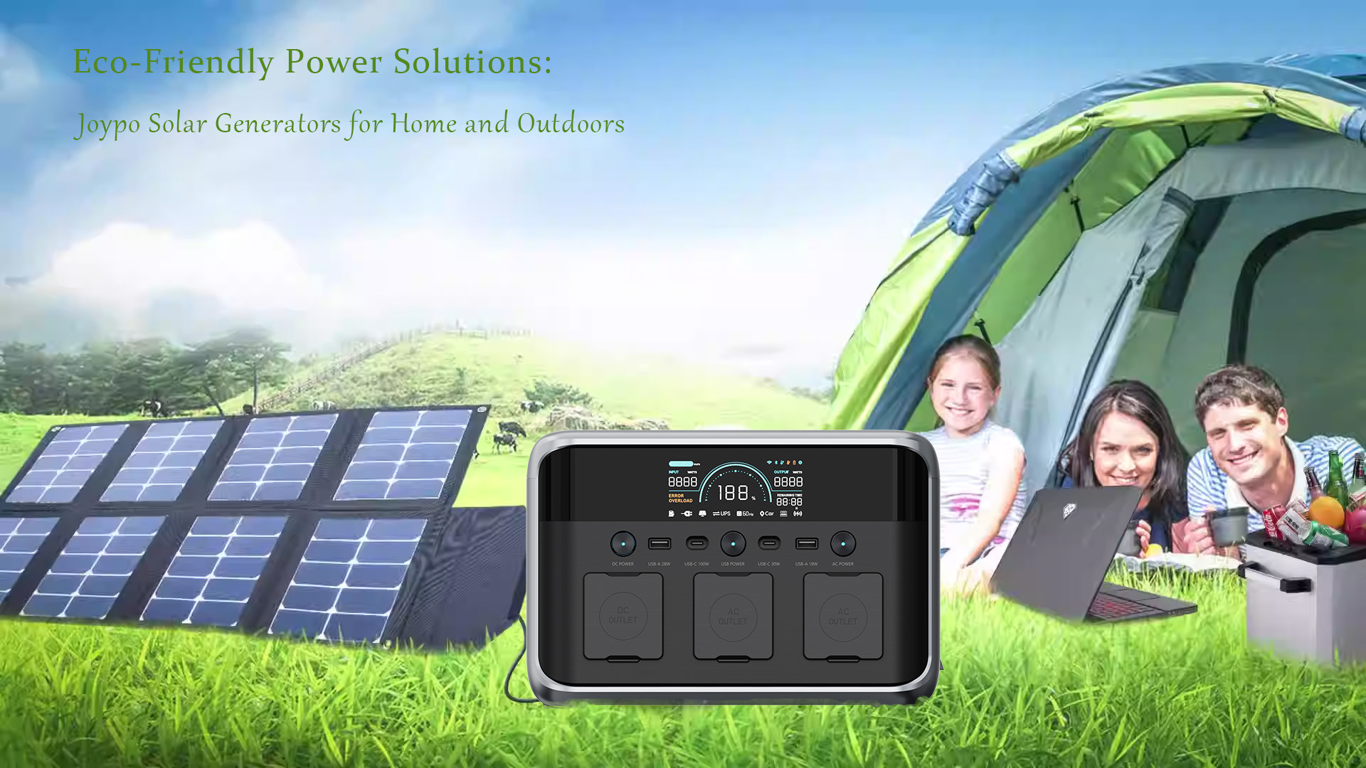 Joypo Electric Power Generation Equipment With Complete Protection For Outdoor And Home Use