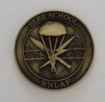 40mm diameter 3-d Double-sided sere school zinc alloy COIN with anque brass