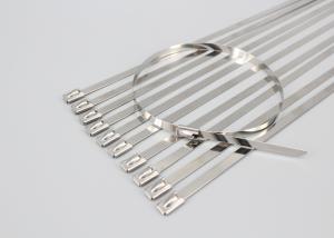 Quality 201 304 316 Naked Stainless steel ball locking cable ties with full size wholesale