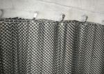 Colorful Decorative Metal Coil Drapery , Chain Link Wire Mesh Curtain