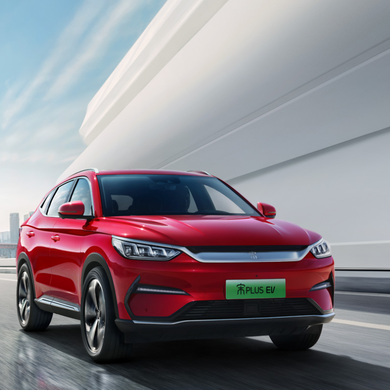 50-70kWh EV BYD SONG Electric Vehicle Phosphate Battery Lithium Iron LED Camera Leather PLUS High Speed SUV 5 Seats