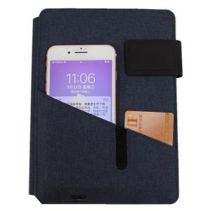 Quality Luxury Hardcover Powerbank Wireless Charging Notebook Premium Pu Leather wholesale