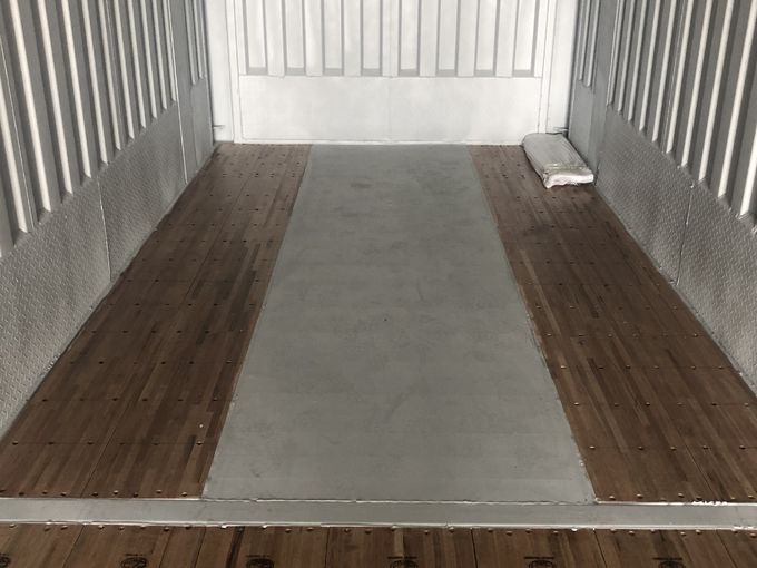 Length 13716MM Cargo Shipping Container 45ft High Cube Roll Up Door Industrial