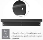 Black White Floating Shelves for Bedroom Living Room Bathroom Kitchen Customized