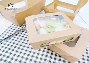 Quality Takeaway Sandwich Containers , Clear Lid Disposable Salad Containers To Go wholesale