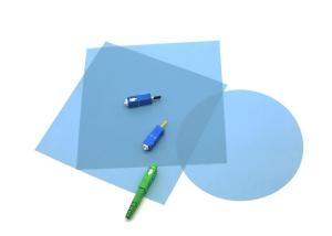 Quality 114X114Mm Square Fiber Optic Polishing Tools Diamond Lapping Films Oil Resistant wholesale