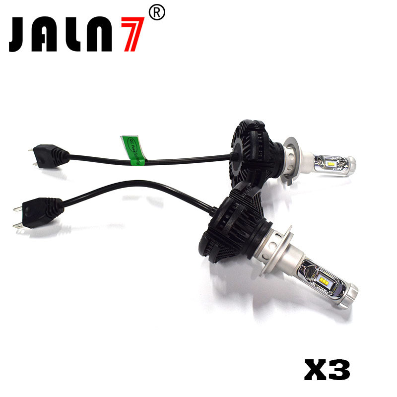LED Headlight Bulbs JALN7 X3 LED Conversion Kits Extremely Super Bright H1/H4/H7/H11/9005/9006 50W 6000lm