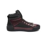 ODM Burgundy Anti Skid Cow Leather Sneakers Euro 46size