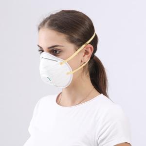Quality White Color FFP2 Cup Mask Light Weight Convenient Carry High Efficiency Filter wholesale
