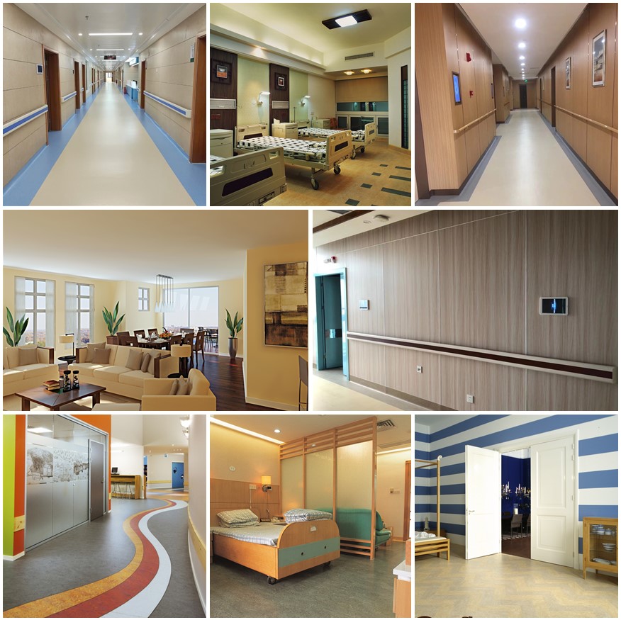 10mm Interior External Pvc Cladding Square Wood Effect Pvc Wall Panels