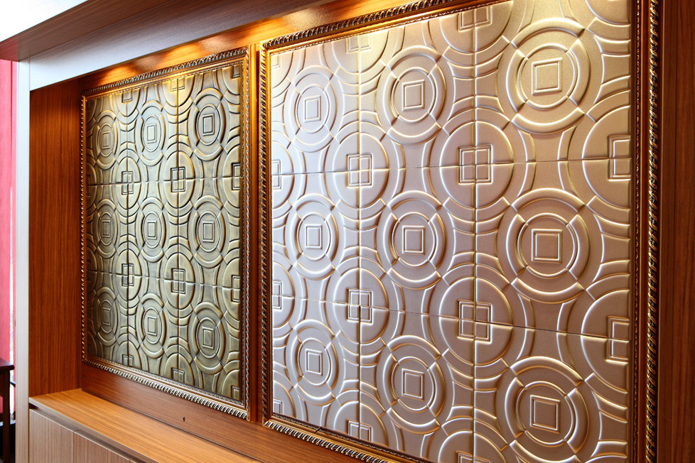 Customized Hard Fiberboard Easy Maintenance For Wall Background Decoration