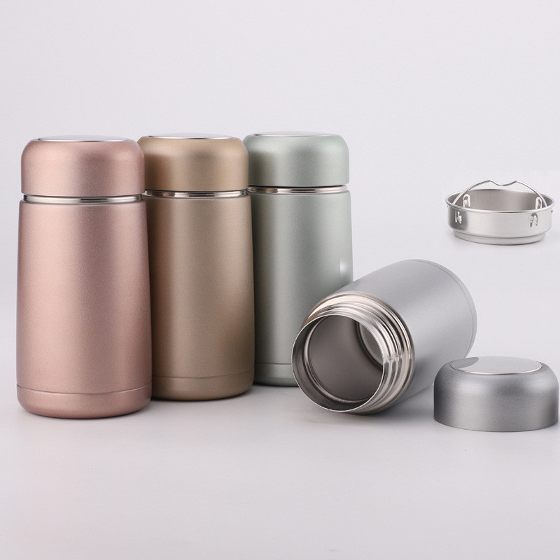 350ML Mini Cute Coffee Cup Vacuum Flasks Bottle Stainless Steel Water Travel Mug Office Tea Thermal