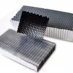 3003 Vibration Energy Absorption Aluminum Honeycomb Panels For High Speed Trains