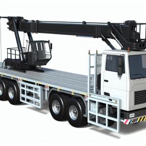China 10 Ton Howo 4x2  Heavy Duty Cargo Truck Mounted Telescopic Crane on sale