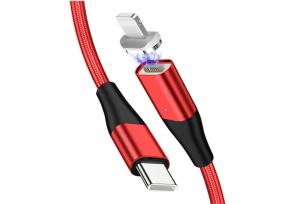 Quality QS MG7018, Magnetic USB C TO 8Pin Cable wholesale