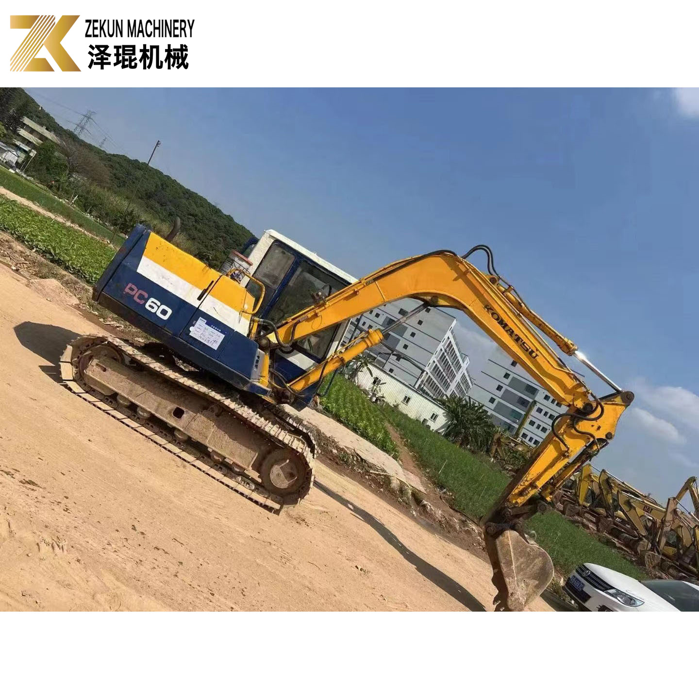 Japan Well-Maintained Second Hand Komatsu 60 PC60-5 Mini Excavator with Hydraulic Pump