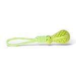 Eco-Friendly Dog Chew Toy with Cotton Rope - Treat Dispensing for Dental Hygiene