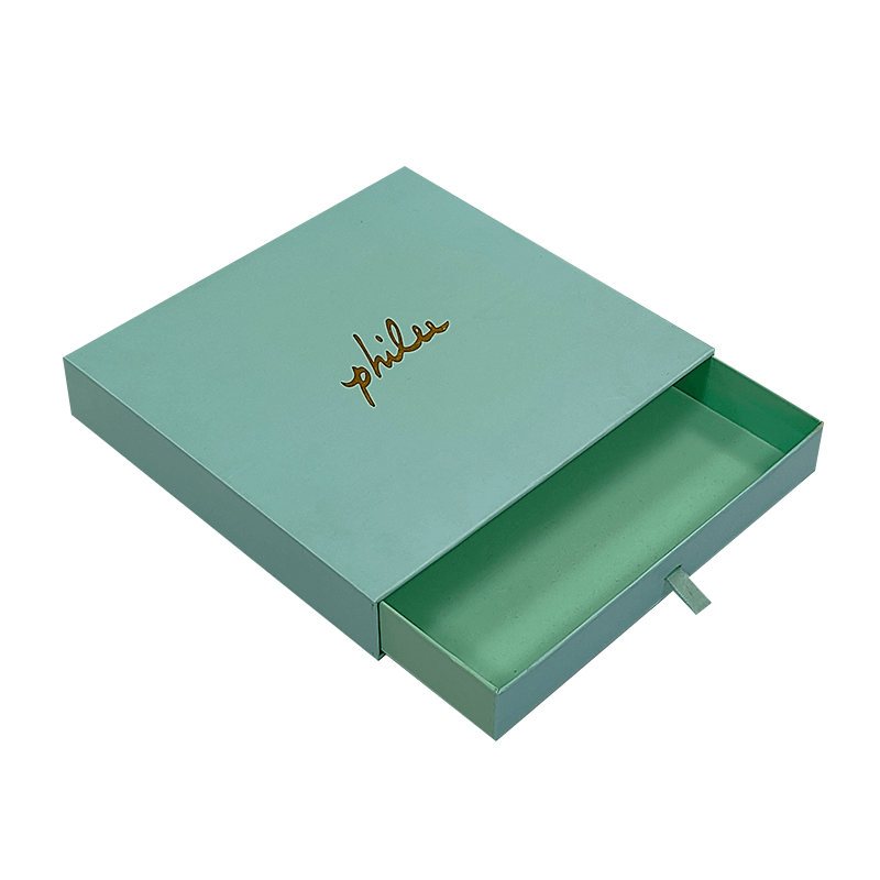Luxury Cardboard Wallet Packaging Box Drawer Paper Gift Box Packaging Custom Logo