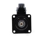 Black PA6 Heavy Duty Adjustable Caster Wheels 670kg Easy Moving
