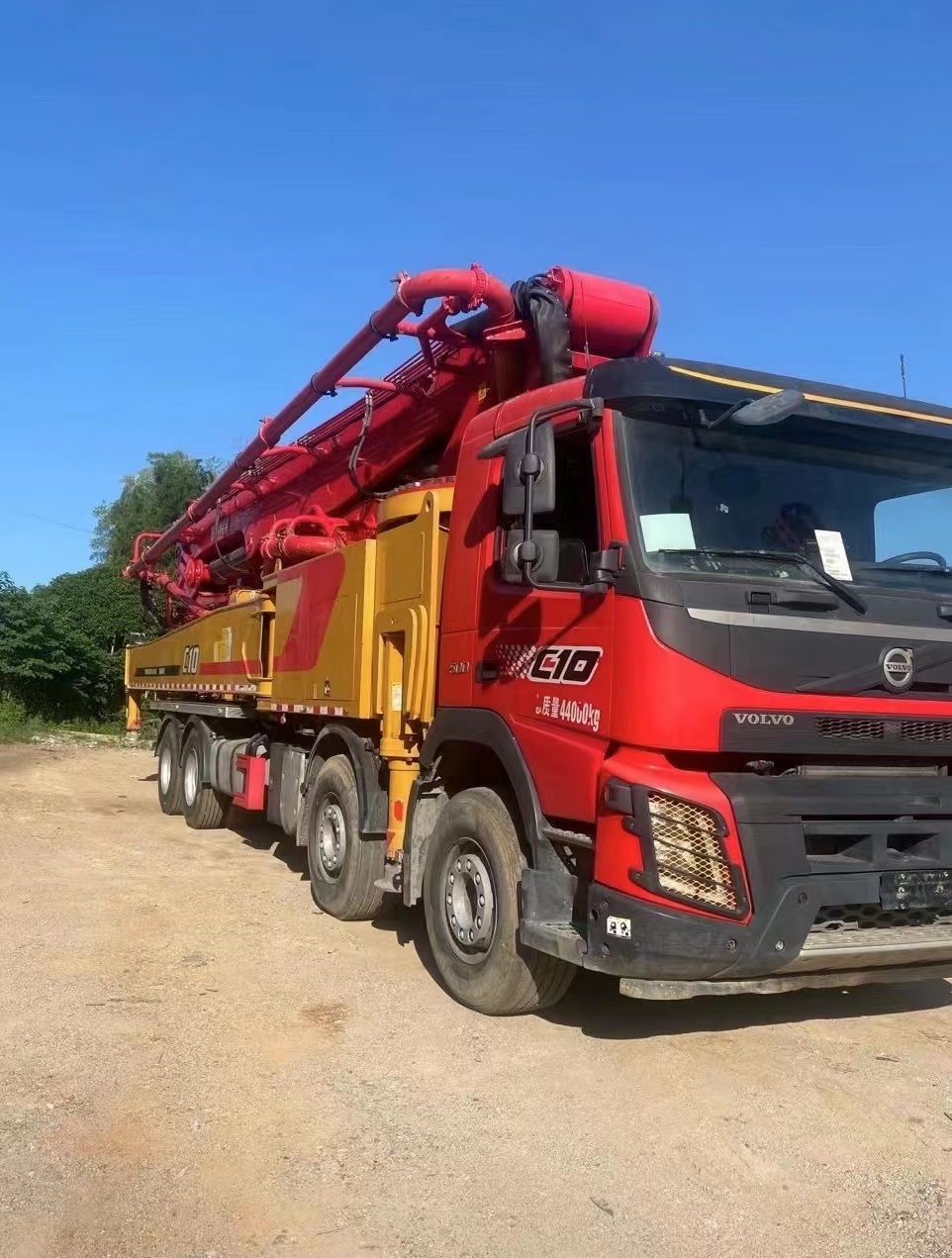 2020 Sy 62m Concrete Pump with Volvo Truck Truck Mounted Pump Used Concrete Pump Truck