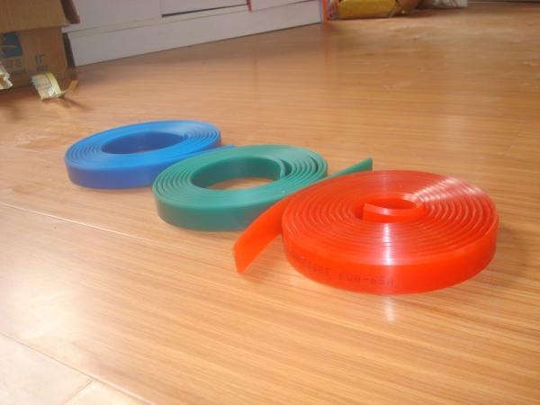 Solvents Resistant Silk Screen Squeegee Rubber , Flower Paper Silk Screen
