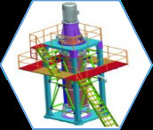 90KW 1.5-3.0T/H Ferrite Ultrafine Wet Grinding Machine Colliding Agitator Mill