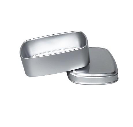 100ml Square Aluminum Box 84 * 64 * 26 Soap Tea Sugar Biscuit Packaging Metal