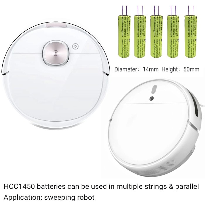 Anti Explosion Lithium Rechargeable Battery HCC1450 3.7V 630mAh