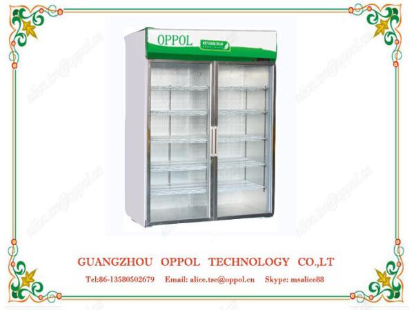 OP-009 Customized Logo Printed Fridge Temperature Display Cooler Pharmacy