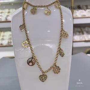 Quality Ancient Greek 18k Gold Plated Stainless Steel Necklace With Tassel Large Pendant wholesale
