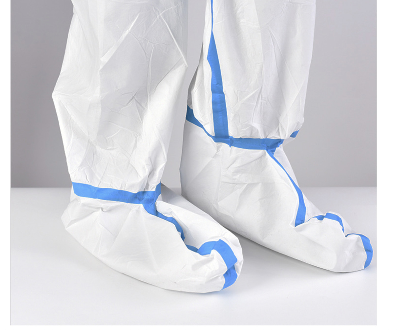 White List Factory Wholesale Price Affordable Industrial Use Clothing Chemical Coverall with Zipper and Custom Service