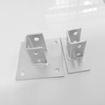 Flat Plate Strut Channel Accessories Cross Elbow Square Fittings