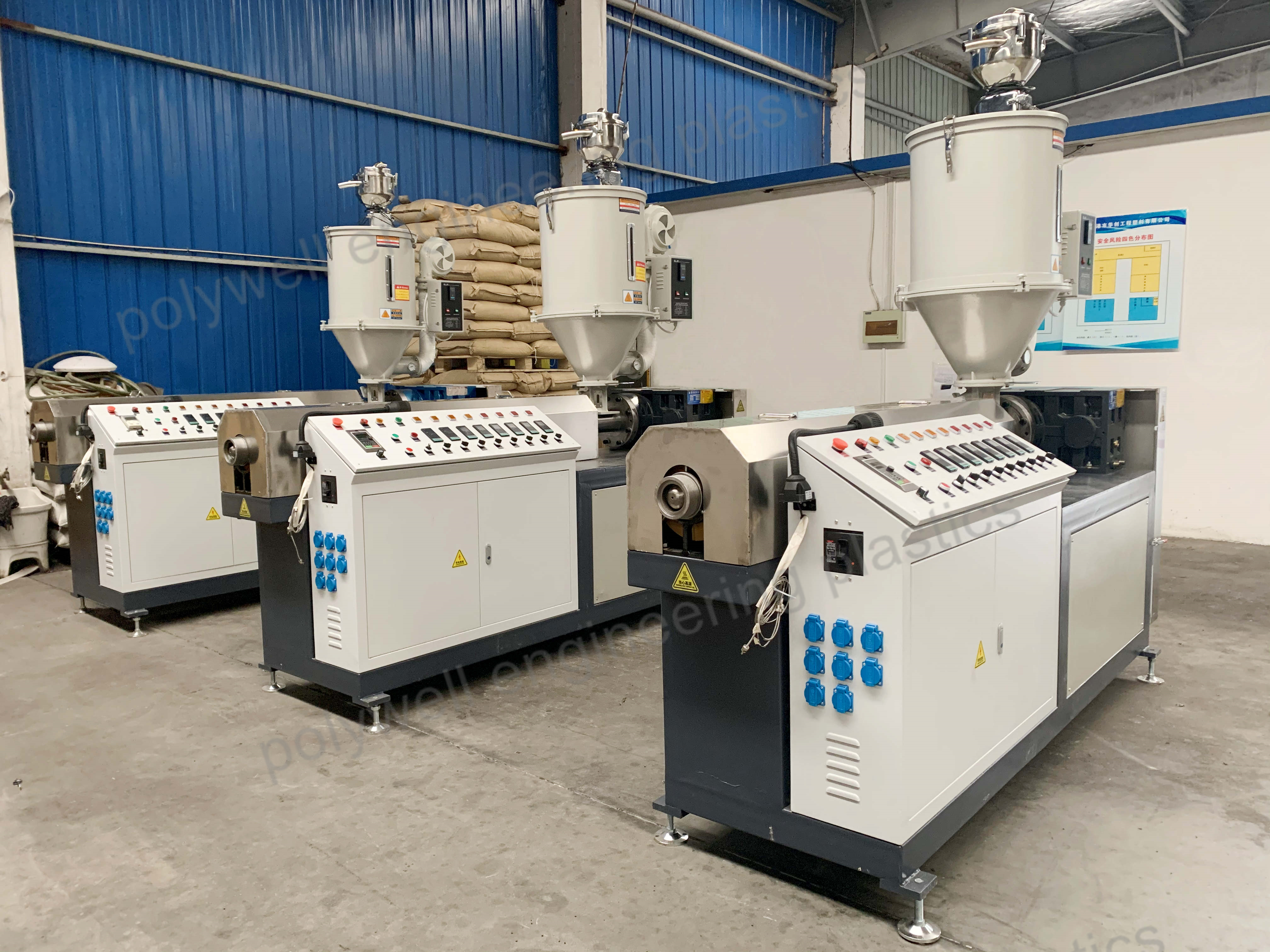 PA66 Nylon Tape Polymer Extruder Machine Automatic Extruder Plastic Extrusion Machine