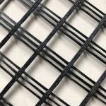 Roadbed Solidification Biaxial Polyester 80-80 PET Geogrid for Roadbed